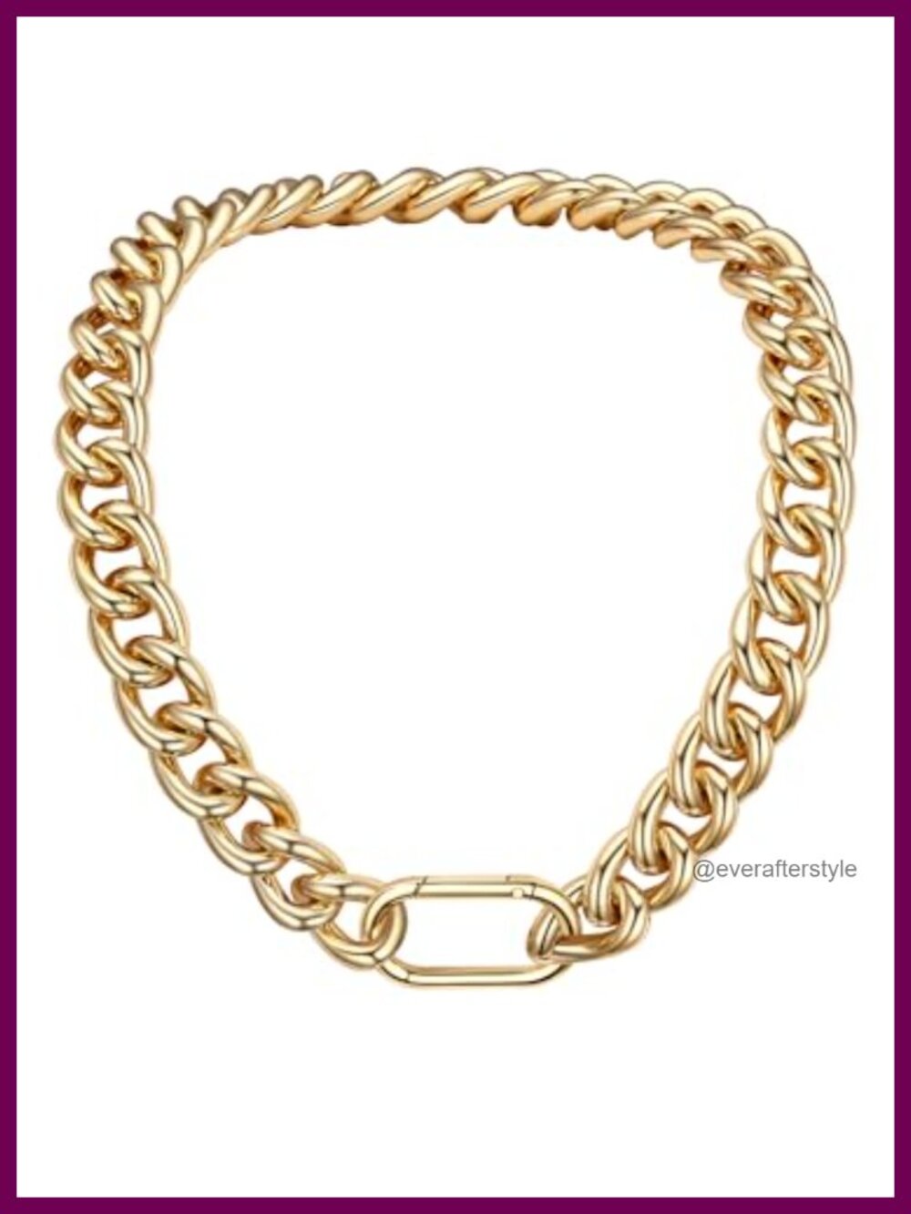 14K Gold Plated Cuban Chain Necklace Chunky Hip Hop Jewelry Gift